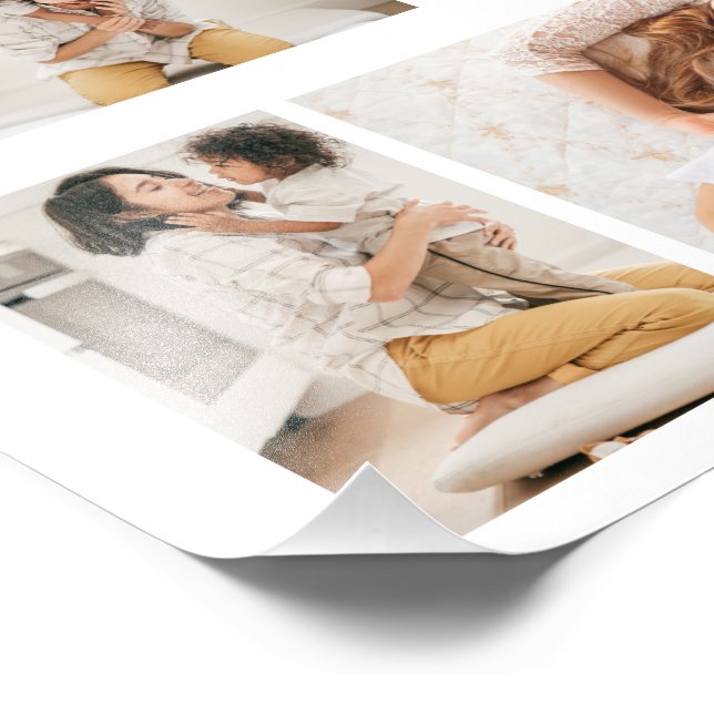 Create Your Own 4 Photo Collage (Corner)