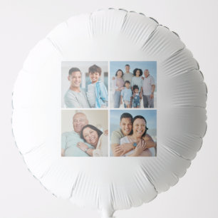 Create Your Own 4 Photo Collage Balloon