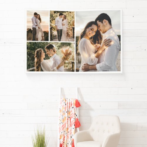 Create Your Own 4 Photo Collage Banner
