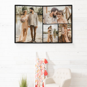 Create Your Own 4 Photo Collage Banner