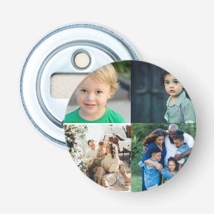 Create Your Own 4 Photo Collage Bottle Opener