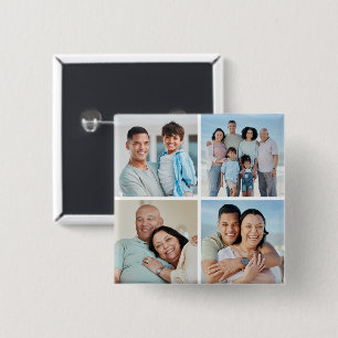 Create Your Own 4 Photo Collage Button