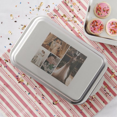 Create Your Own 4 Photo Collage Cake Pan