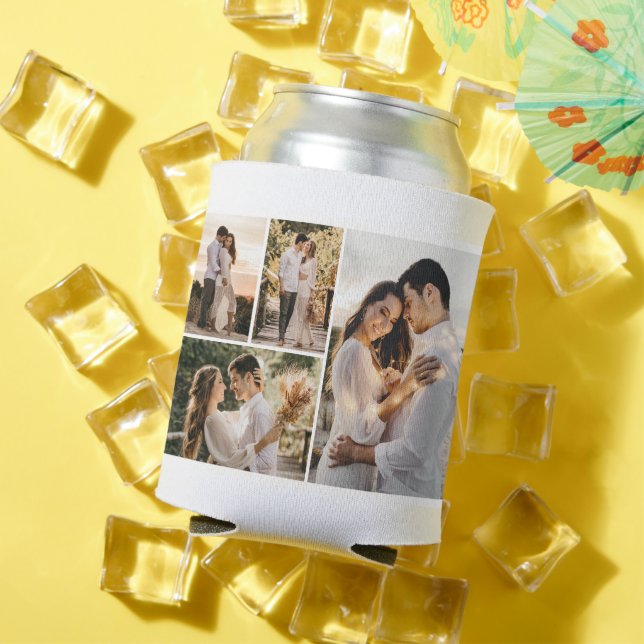 Create Your Own 4 Photo Collage Can Cooler (In Situ Summer)