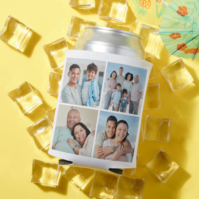 Create Your Own 4 Photo Collage Can Cooler (In Situ Summer)