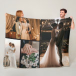 Create Your Own 4 Photo Collage Fleece Blanket<br><div class="desc">Introducing our personalized photo collage fleece blanket - the perfect way to snuggle up and relive your favorite memories! Whether it's a graduation, a family gathering, a trip with friends, or a special occasion, our high-quality blankets are the perfect way to add a personal touch to your home decor. Our...</div>