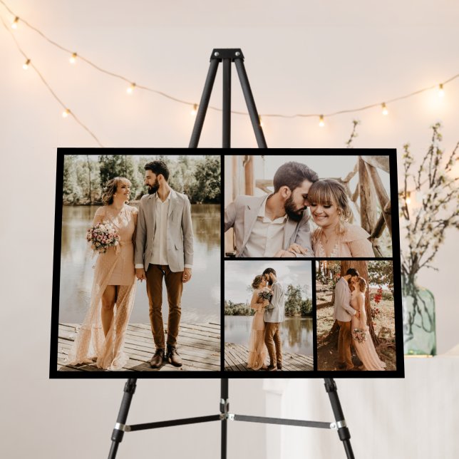 Create Your Own 4 Photo Collage Foam Board (In Situ (Stand))