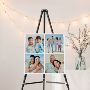Create Your Own 4 Photo Collage Foam Board