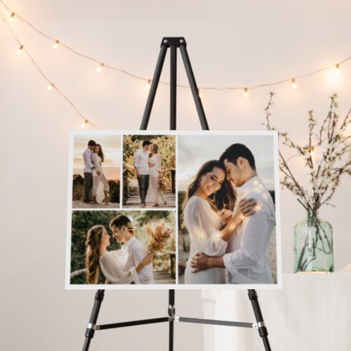 Create Your Own 4 Photo Collage Foam Board