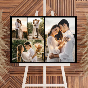 Create Your Own 4 Photo Collage Foam Board