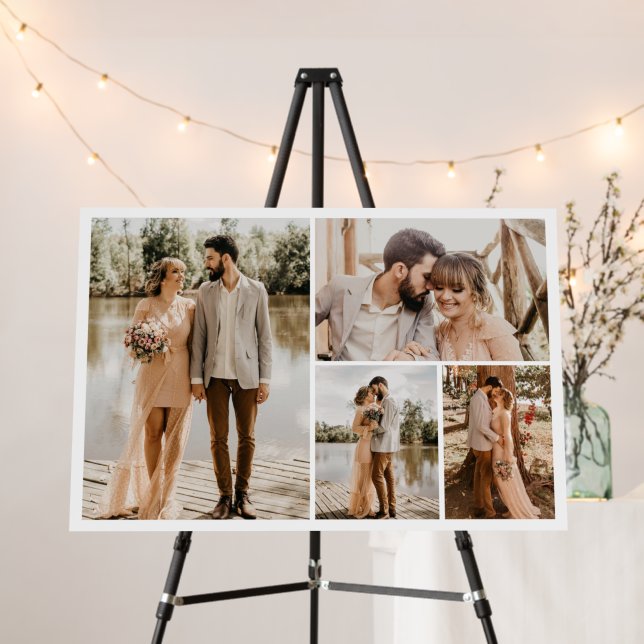 Create Your Own 4 Photo Collage Foam Board (In Situ (Stand))