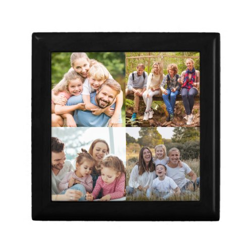Create your Own 4 Photo Collage  Gift Box