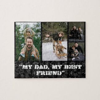 Create Your Own 4 Photo Collage Jigsaw Puzzle