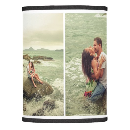 Create Your Own 4 Photo Collage  Lamp Shade (Front)