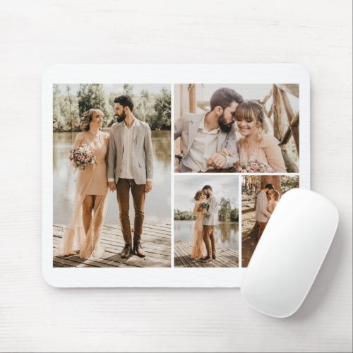Create Your Own 4 Photo Collage Mouse Pad