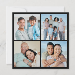 Create Your Own 4 Photo Collage Note Card