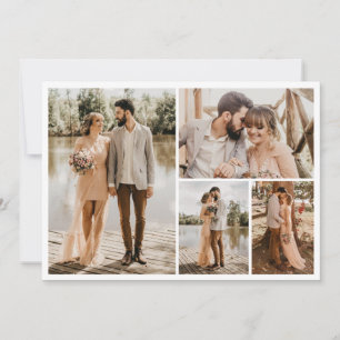 Create Your Own 4 Photo Collage Note Card