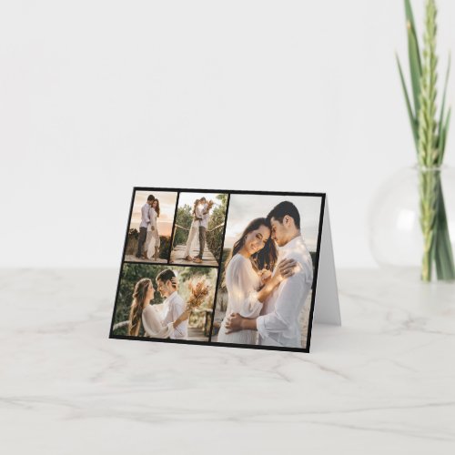 Create Your Own 4 Photo Collage Note Card