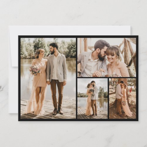 Create Your Own 4 Photo Collage Note Card