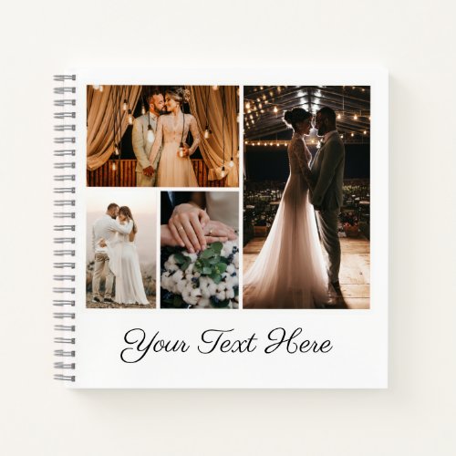 Create Your Own 4 Photo Collage Notebook