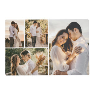Create Your Own 4 Photo Collage Placemat