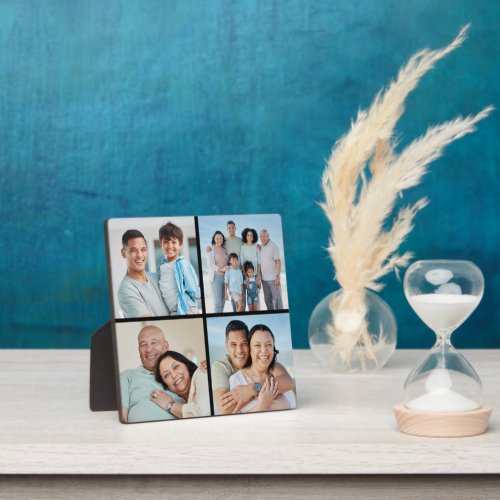 Create Your Own 4 Photo Collage Plaque