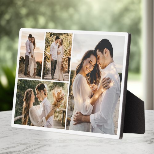Create Your Own 4 Photo Collage Plaque