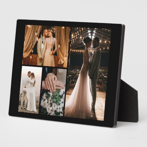 Create Your Own 4 Photo Collage Plaque