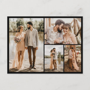 Create Your Own 4 Photo Collage Postcard