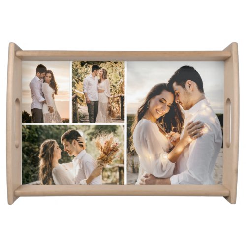 Create Your Own 4 Photo Collage Serving Tray