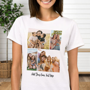 Create Your Own 4 Photo Collage T-Shirt