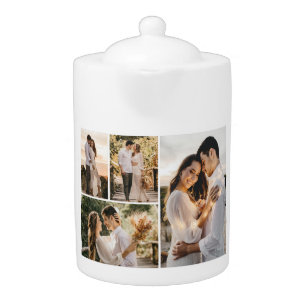 Create Your Own 4 Photo Collage Teapot