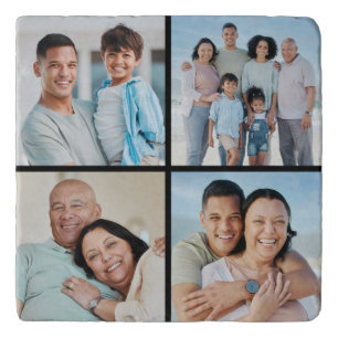 Create Your Own 4 Photo Collage Trivet