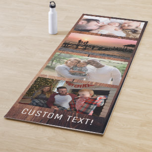 Create Your Own 4 Photo Collage  Yoga Mat