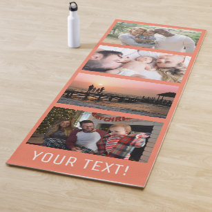 Create Your Own 4 Photo Collage Yoga Mat