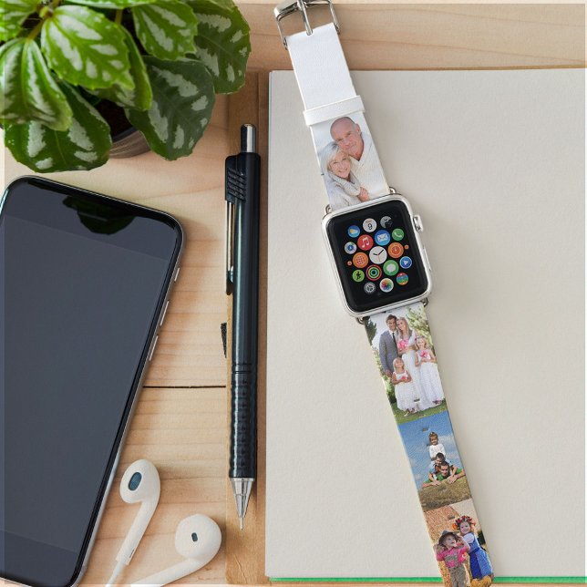 Create your own 4 Photo Strip Collage Apple Watch Band (Creator Uploaded)