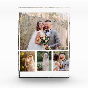 Create Your Own 4 Photo Wedding Collage Block