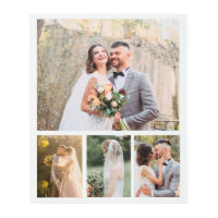 Create Your Own 4 Photo Wedding Collage