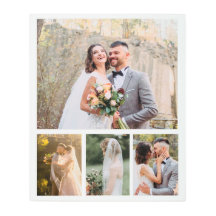 Create Your Own 4 Photo Wedding Collage