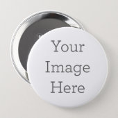 Round Button, Huge, 4 Inch (Front & Back)