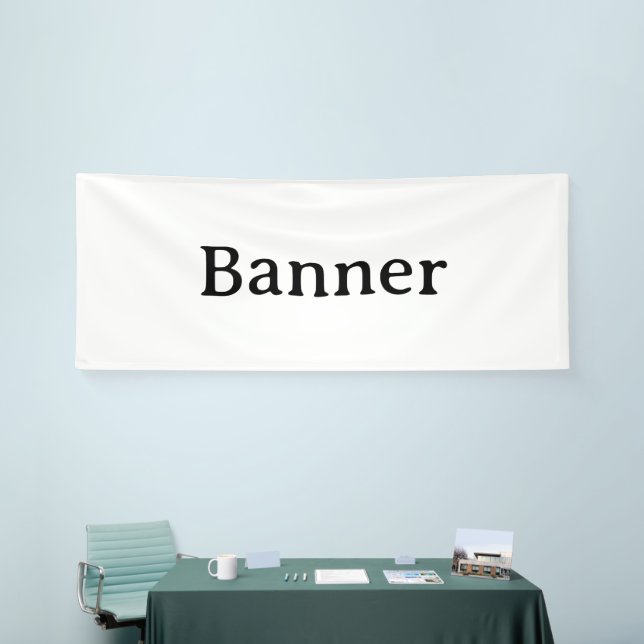Create Your Own 4' x 10' Indoor Banner (Tradeshow)