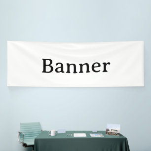Create Your Own 4' x 12' Indoor Banner