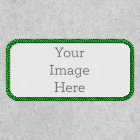 Create Your Own 4" x 2" Oval Kelley Green Iron-On