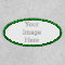 Create Your Own 4" x 2" Oval Kelley Green Iron-On