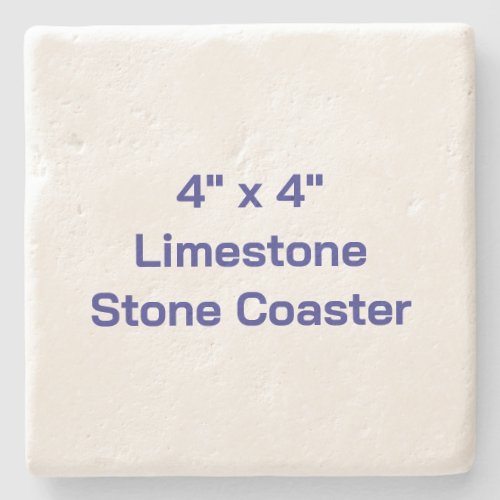 Create Your Own 4" x 4" Limestone Stone Coaster