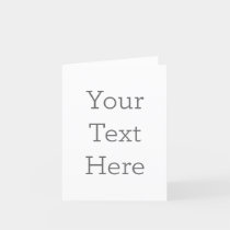 Create Your Own 4" x 5.6" Folded Thank You Card