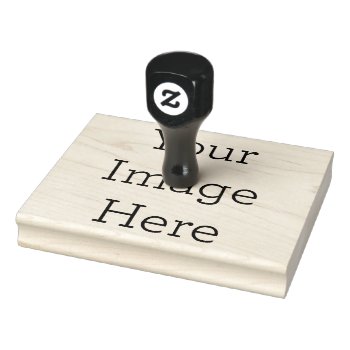 Create Your Own 4" X 5" Wooden Handle Stamp by zazzle_templates at Zazzle