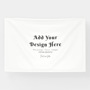Create Your Own 4' x 6' Vinyl Banner
