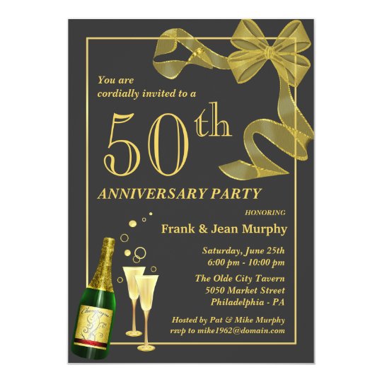 create your own 50th anniversary party invitations make your own 50th birthday invitations