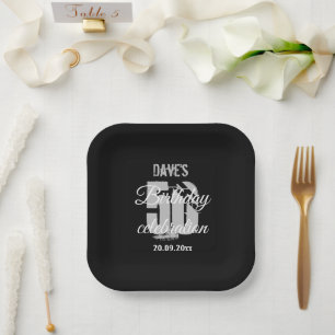 Create Your Own 50th Any Birthday Party Paper Plates